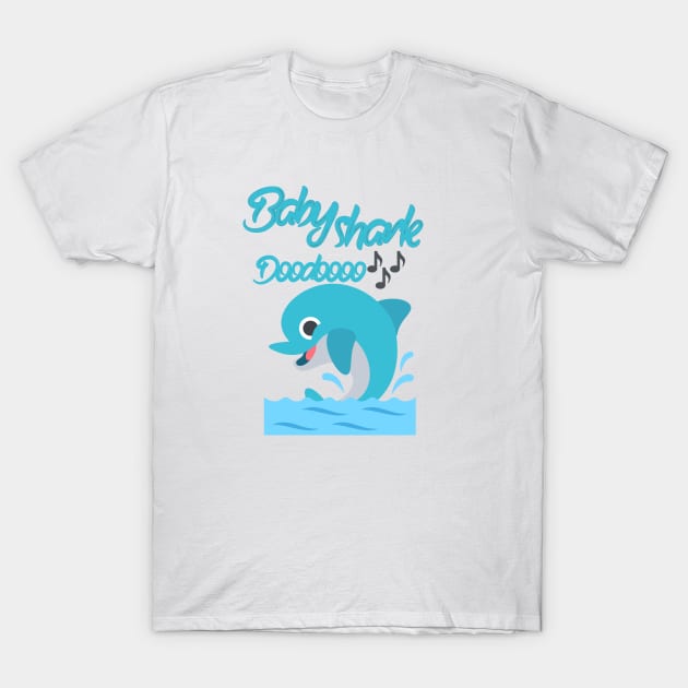 baby shark doo doo doo doo T-Shirt by sarahnash